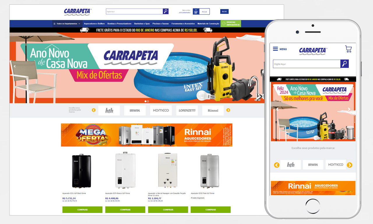 Carrapeta ecommerce - UX/UI project