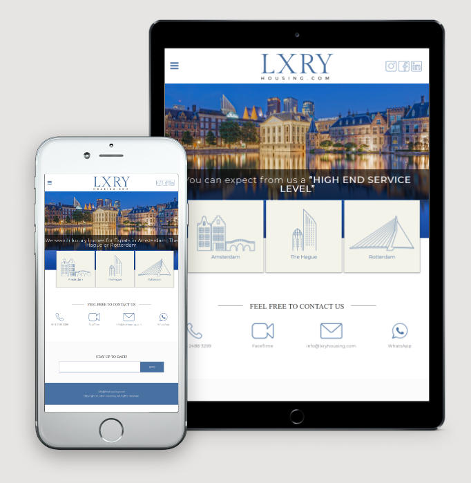 LXRY Housing UX/UI project