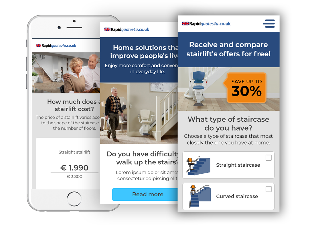 RapidQuote4U UX/UI project