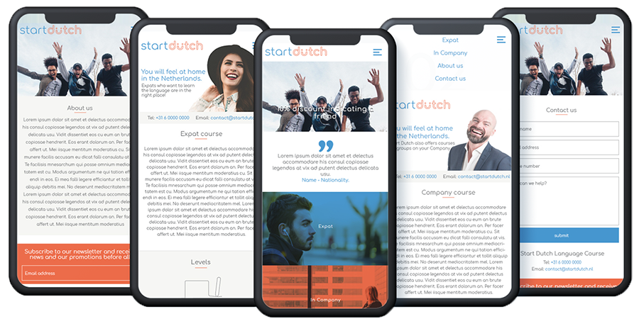 Start Dutch UX/UI project